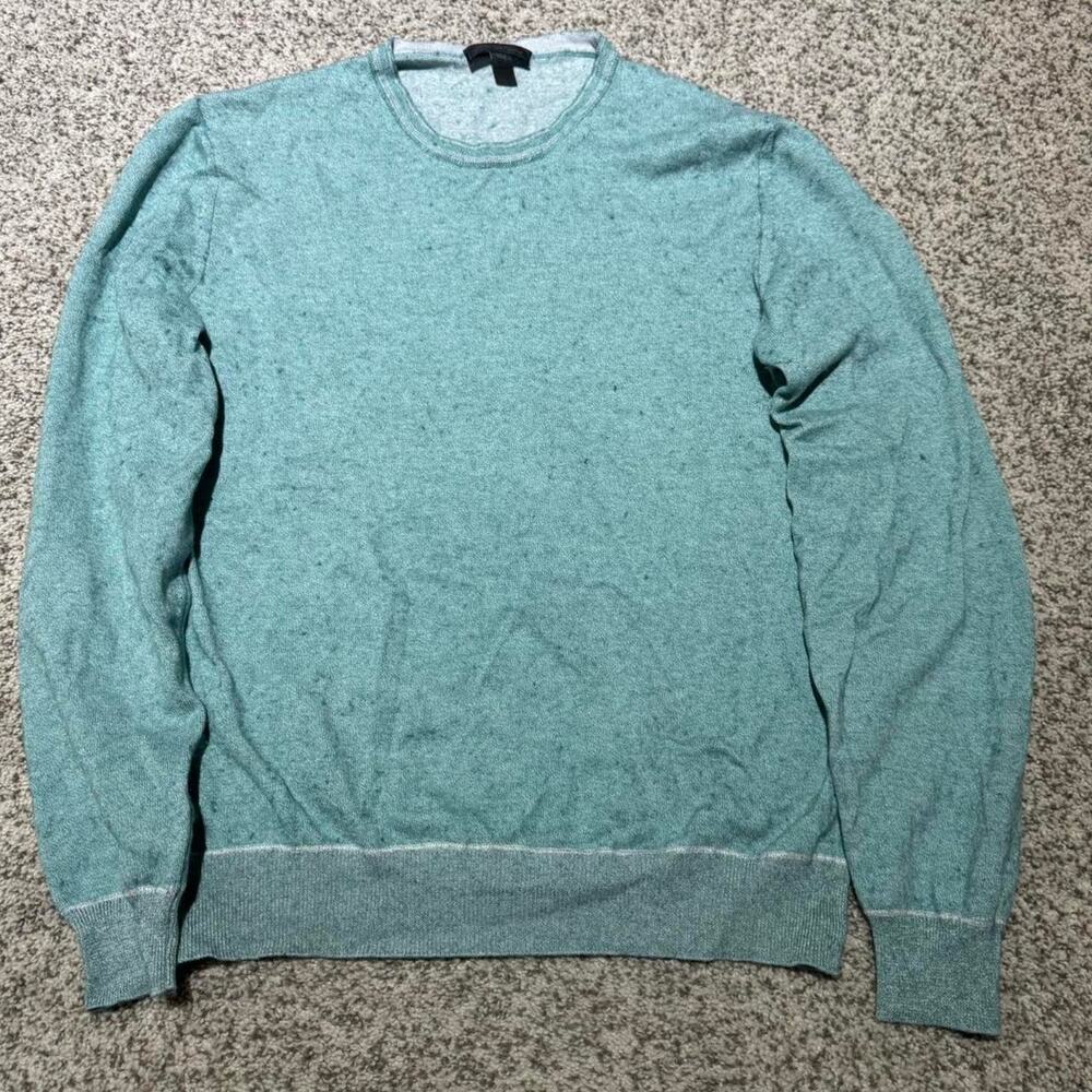 Saks Fifth Avenue Wool Sweater Turquoise M